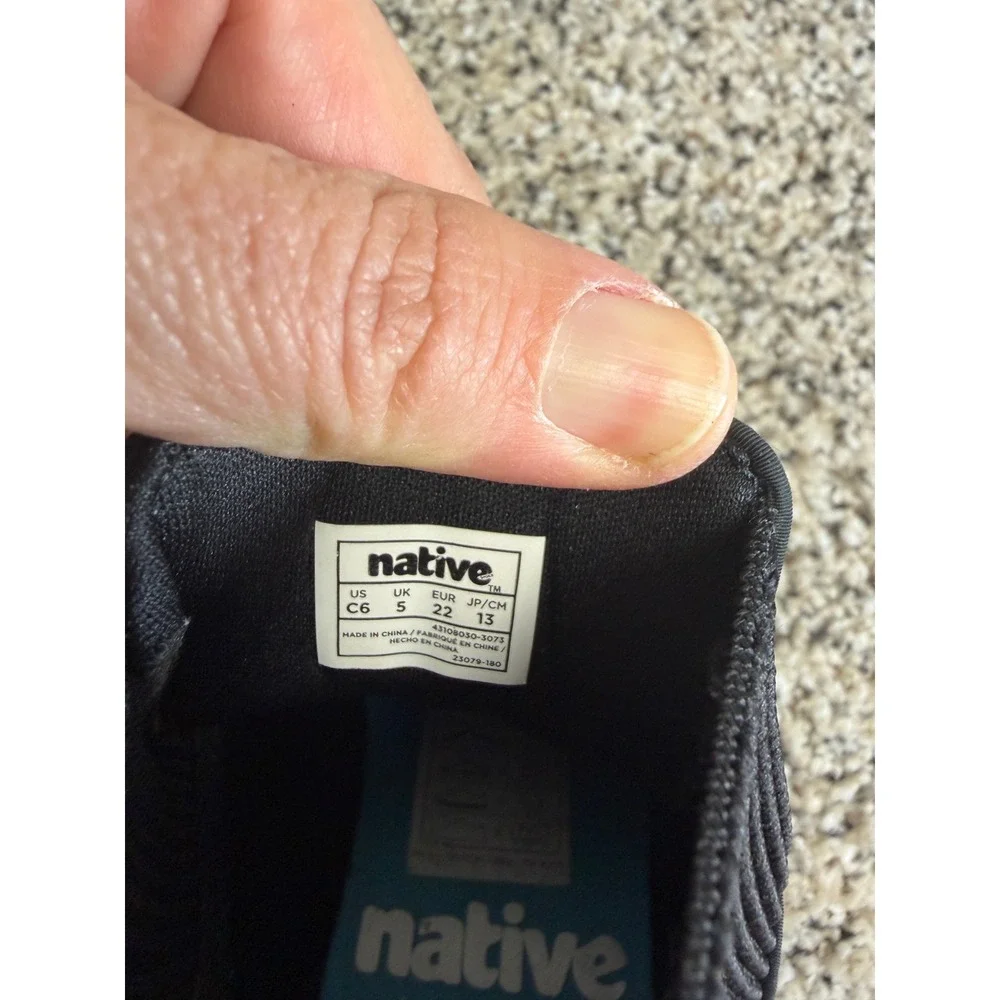 Native Chelsea Boot Toddler Size C6 Kensington Treklite Waterproof Rain Rubber